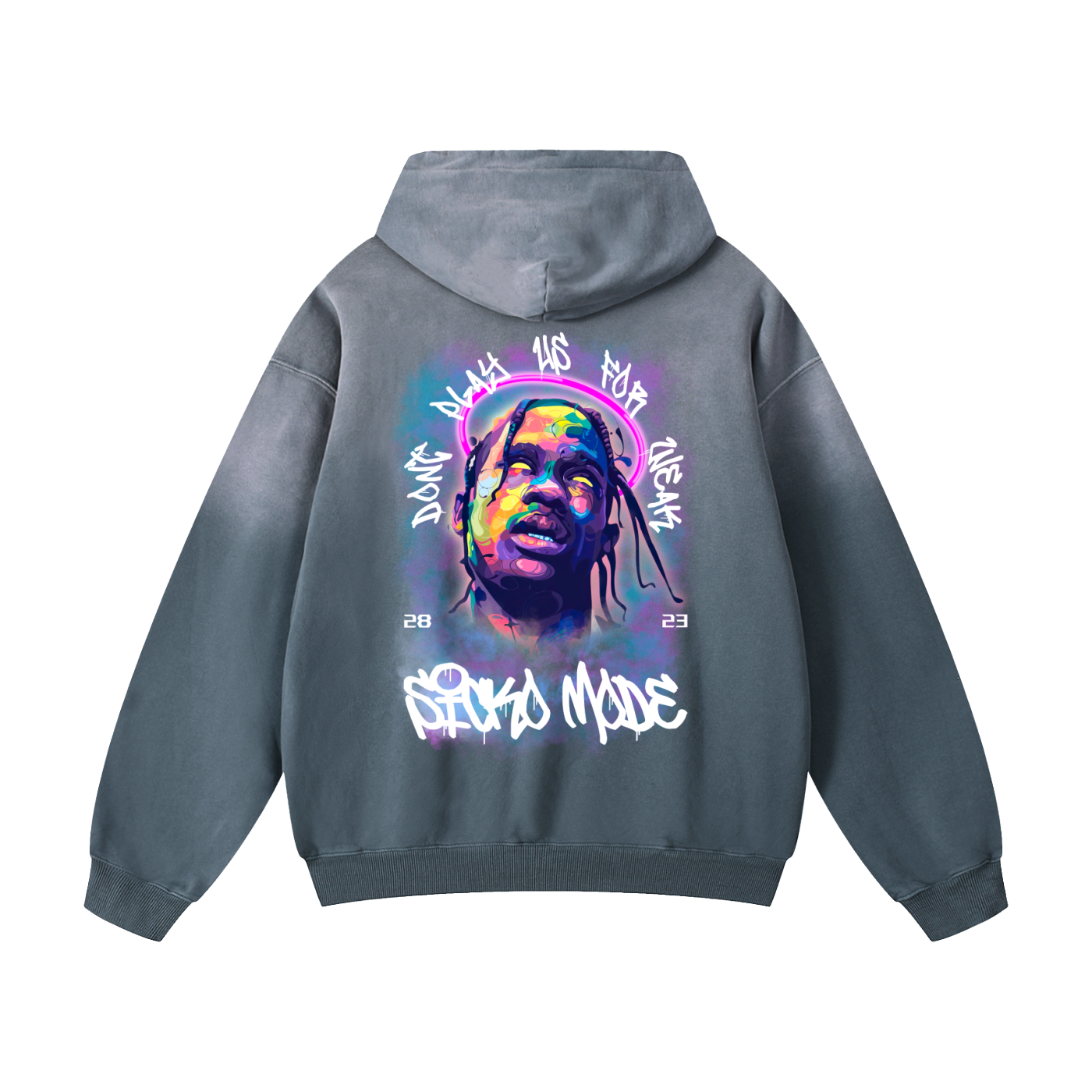 SICKO Oversized Hoodie Grey